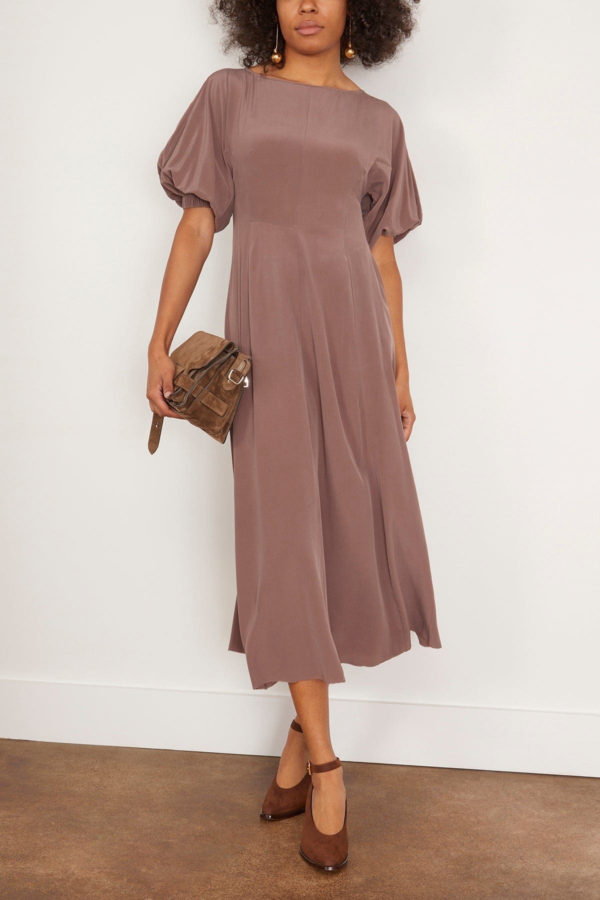 Aidley Dress in Mauve - 2