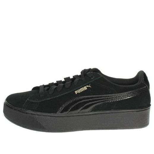 (WMNS) PUMA SUEDE S Vikky Platform - PUMA Black 363287-01 - 1