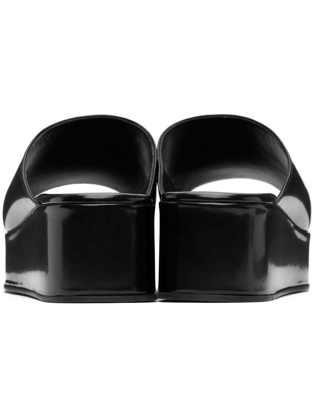 Black Emi Flatform Sandals - 2
