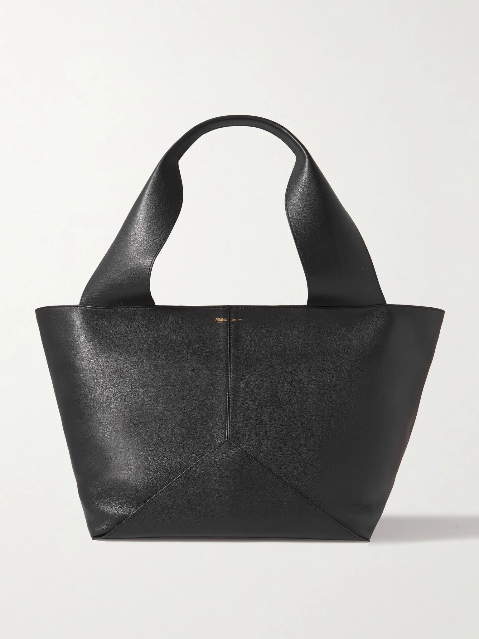 Market Weekend leather tote Black - 1