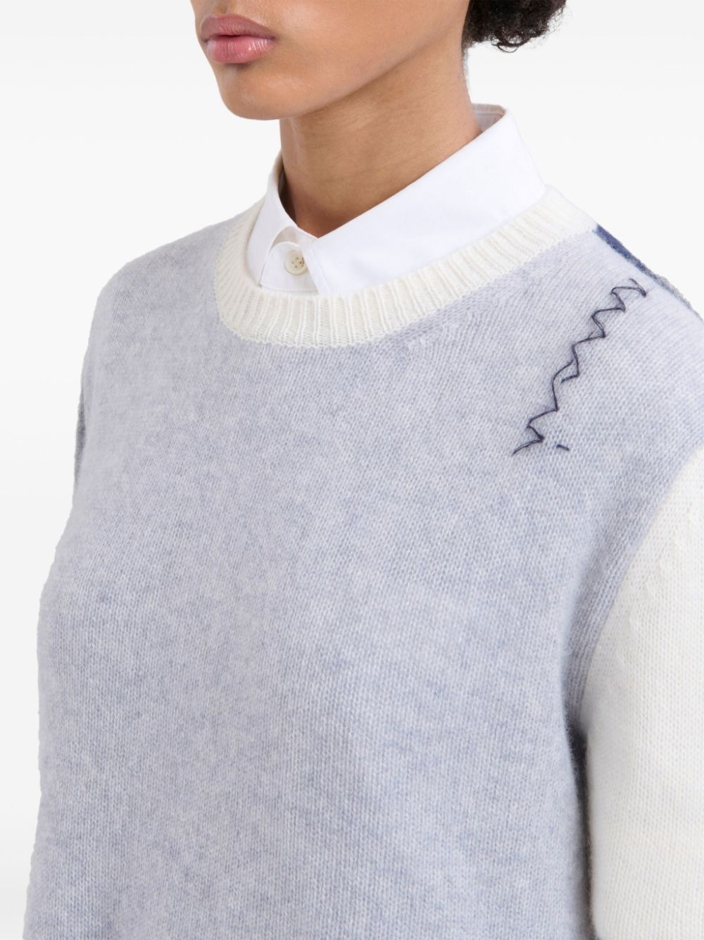 colourblock sweater - 4