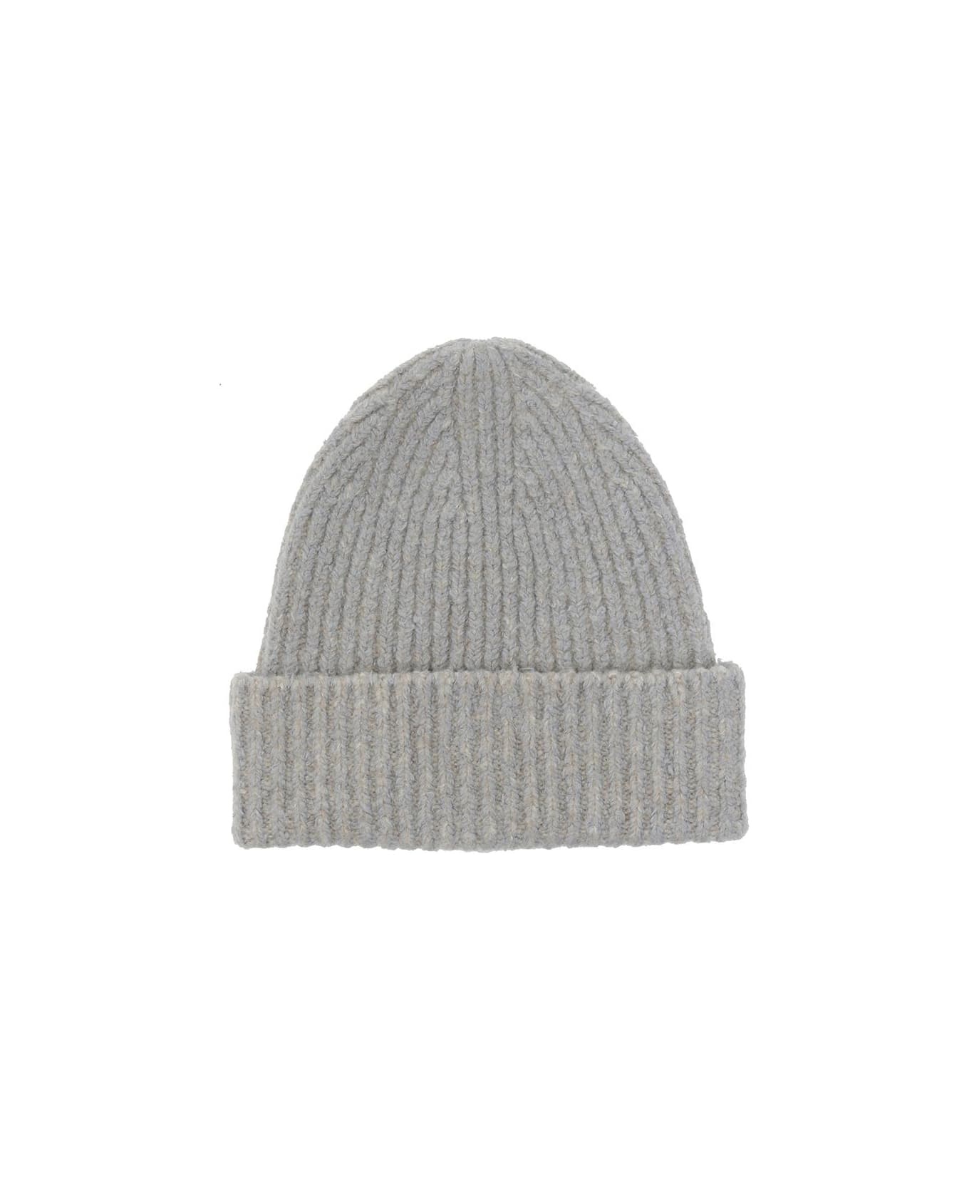 Rib-knit Beanie - 1