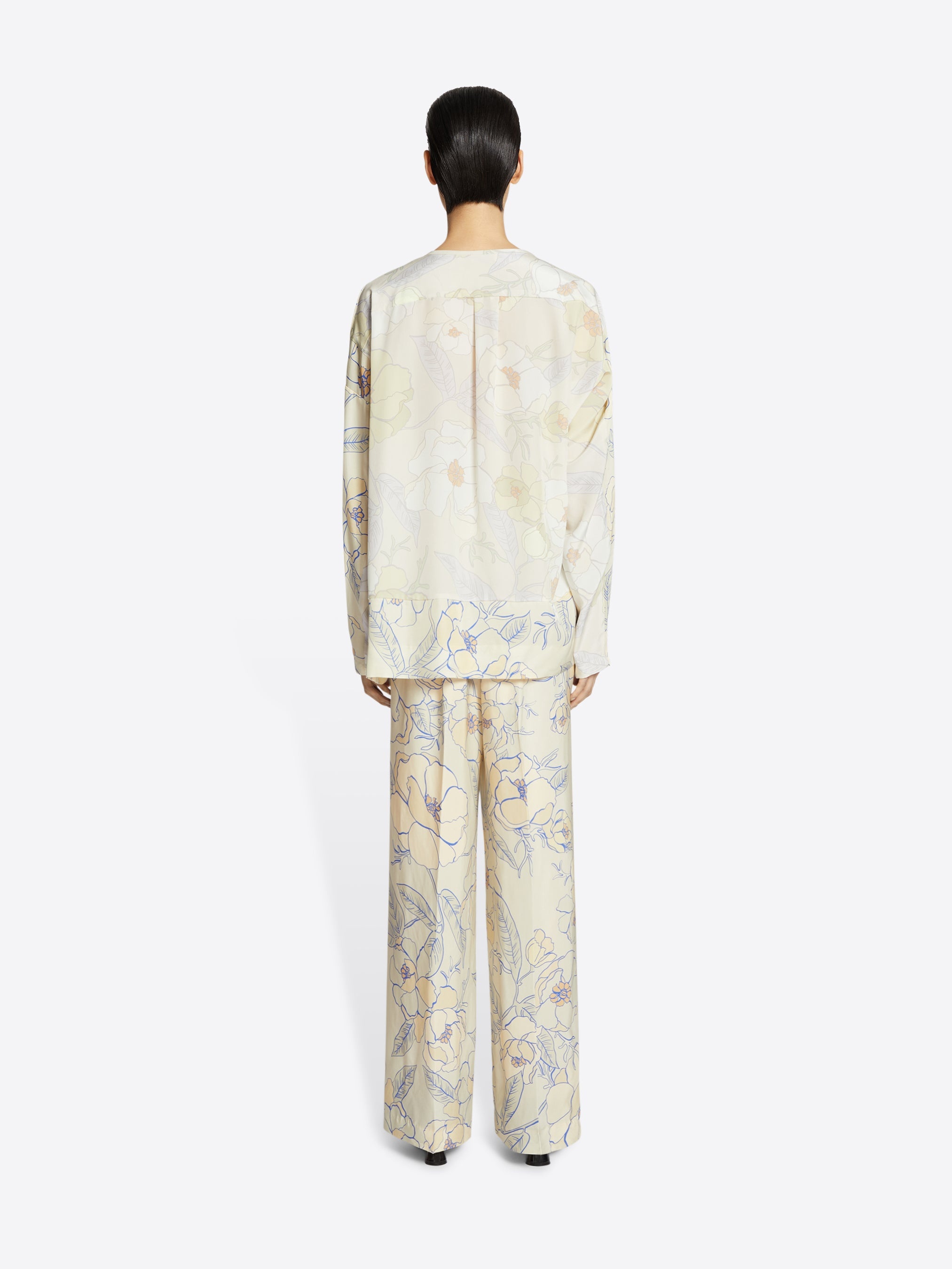 PRINTED VISCOSE PANTS - 4