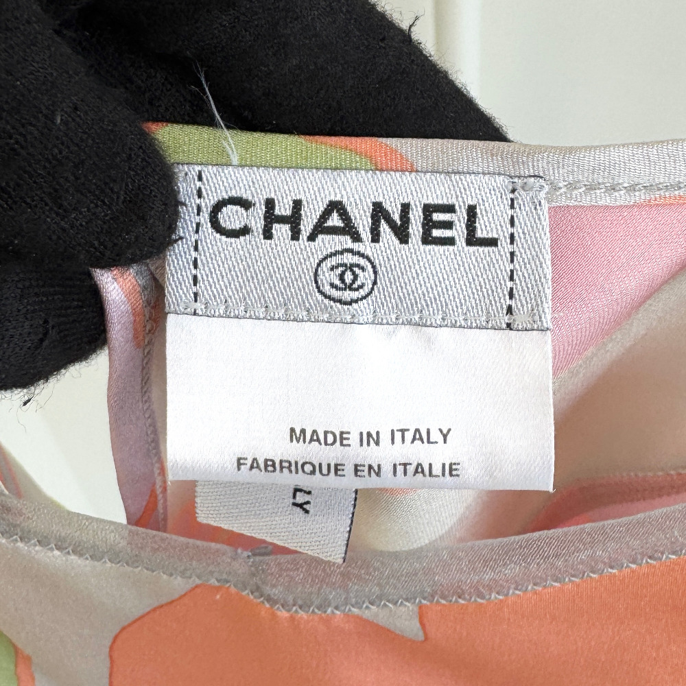 Chanel CC Camellia Silk Sleeveless - 7