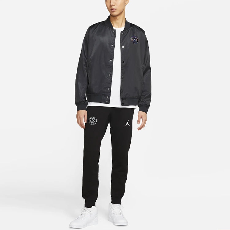 Air Jordan Paris Saint-Germain Casual Sports Jacket Tops Black CV3289-010 - 3