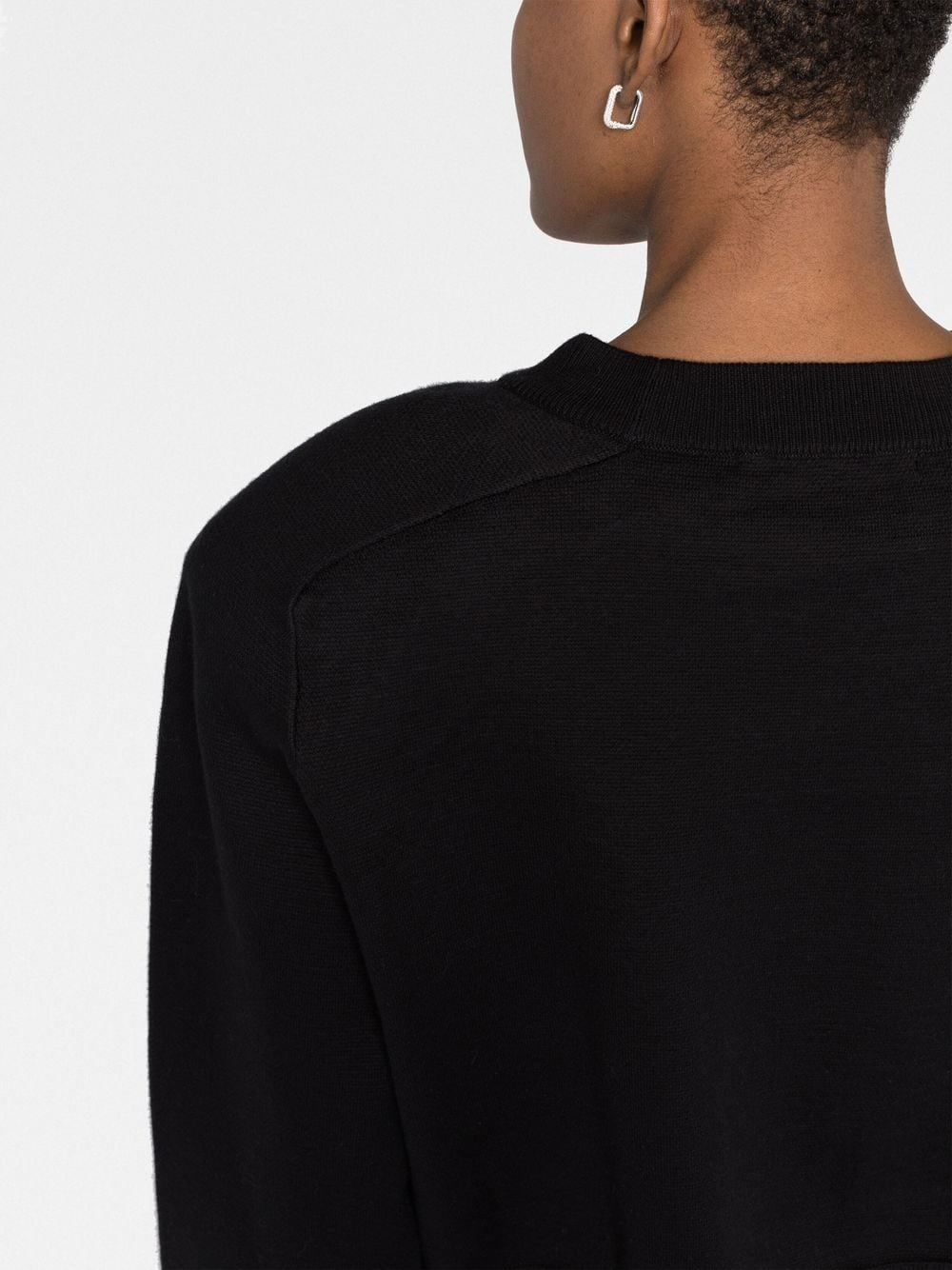 long sleeves cropped sweatshirt - 3