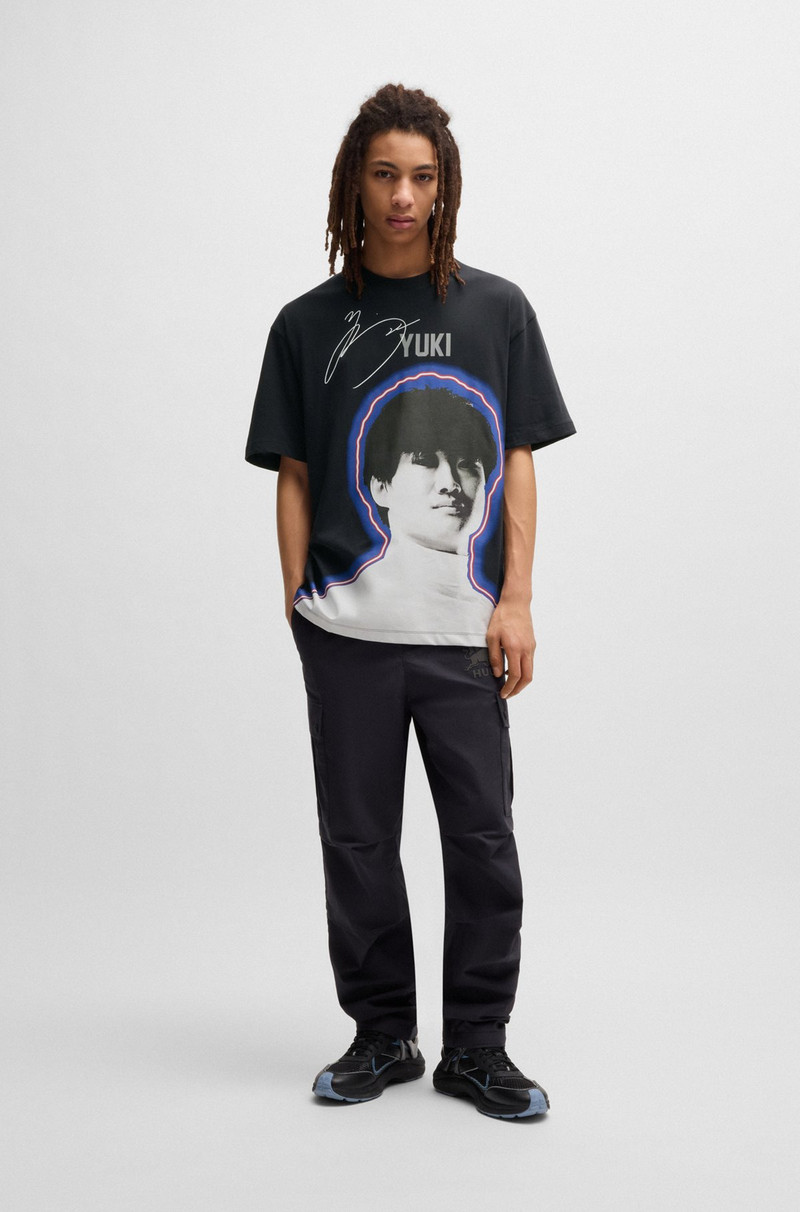 HUGO HUGO X VCARB FANWEAR T-SHIRT WITH YUKI TSUNODA PHOTO ARTWORK outlook