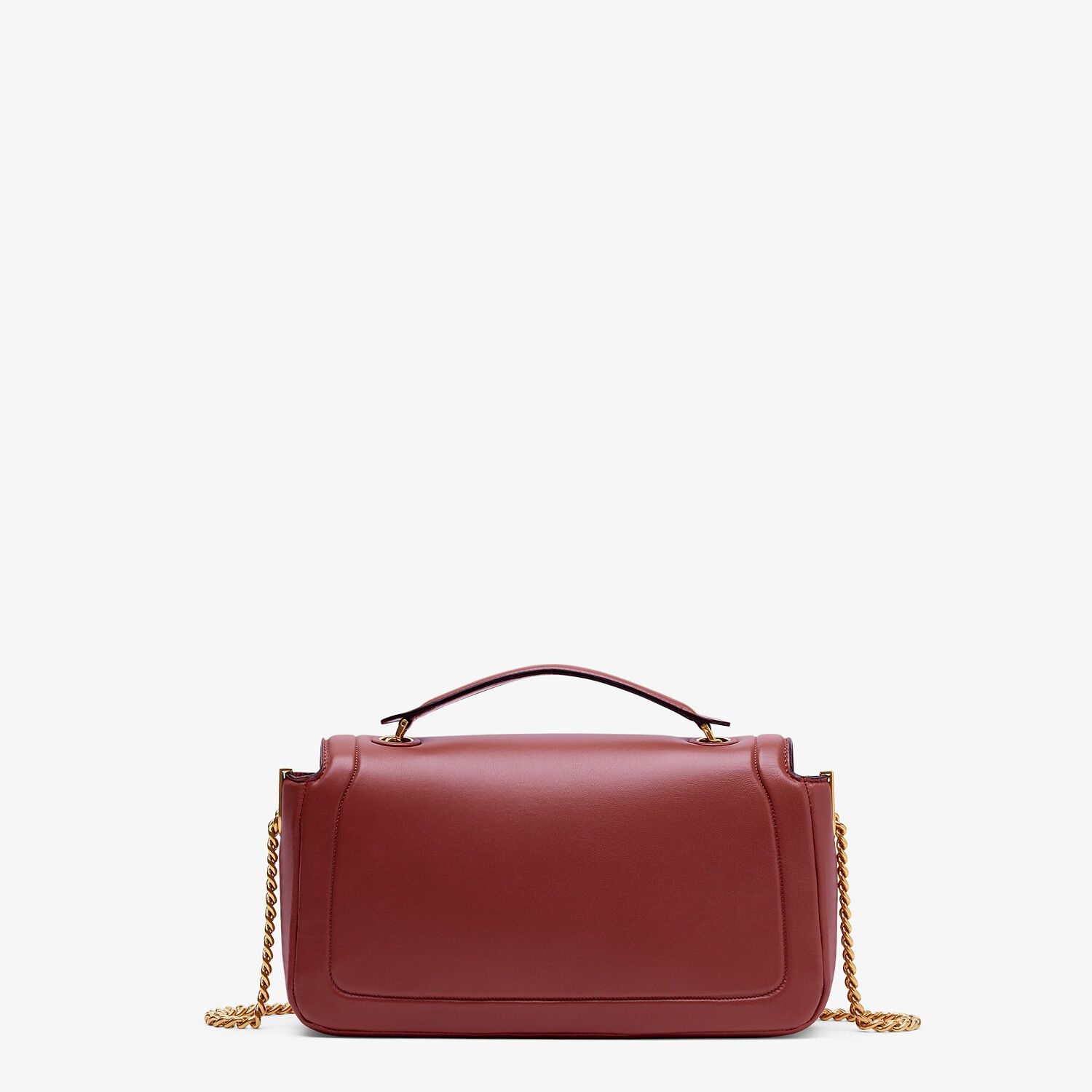 Red nappa leather bag - 3