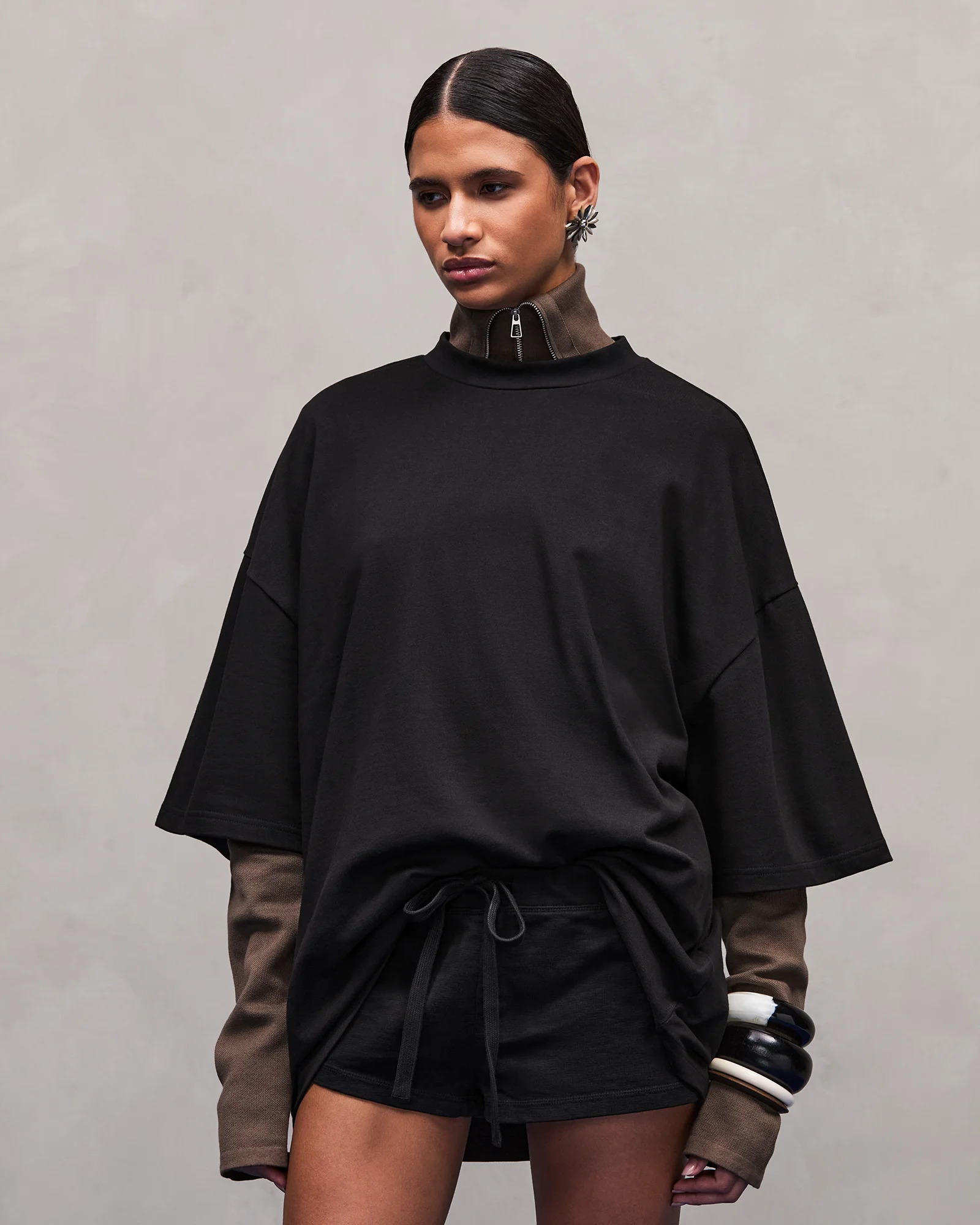 HEAVY BOXY TEE BLACK - 6