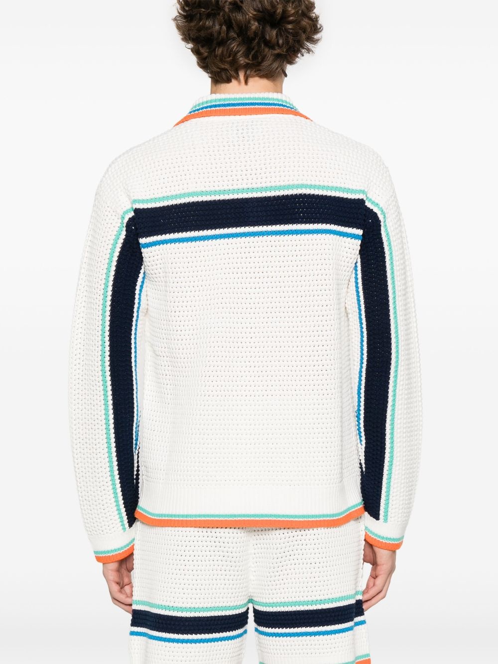 crochet tennis shacket - 4