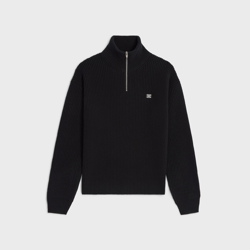 trucker sweater IN ribbed wool 1