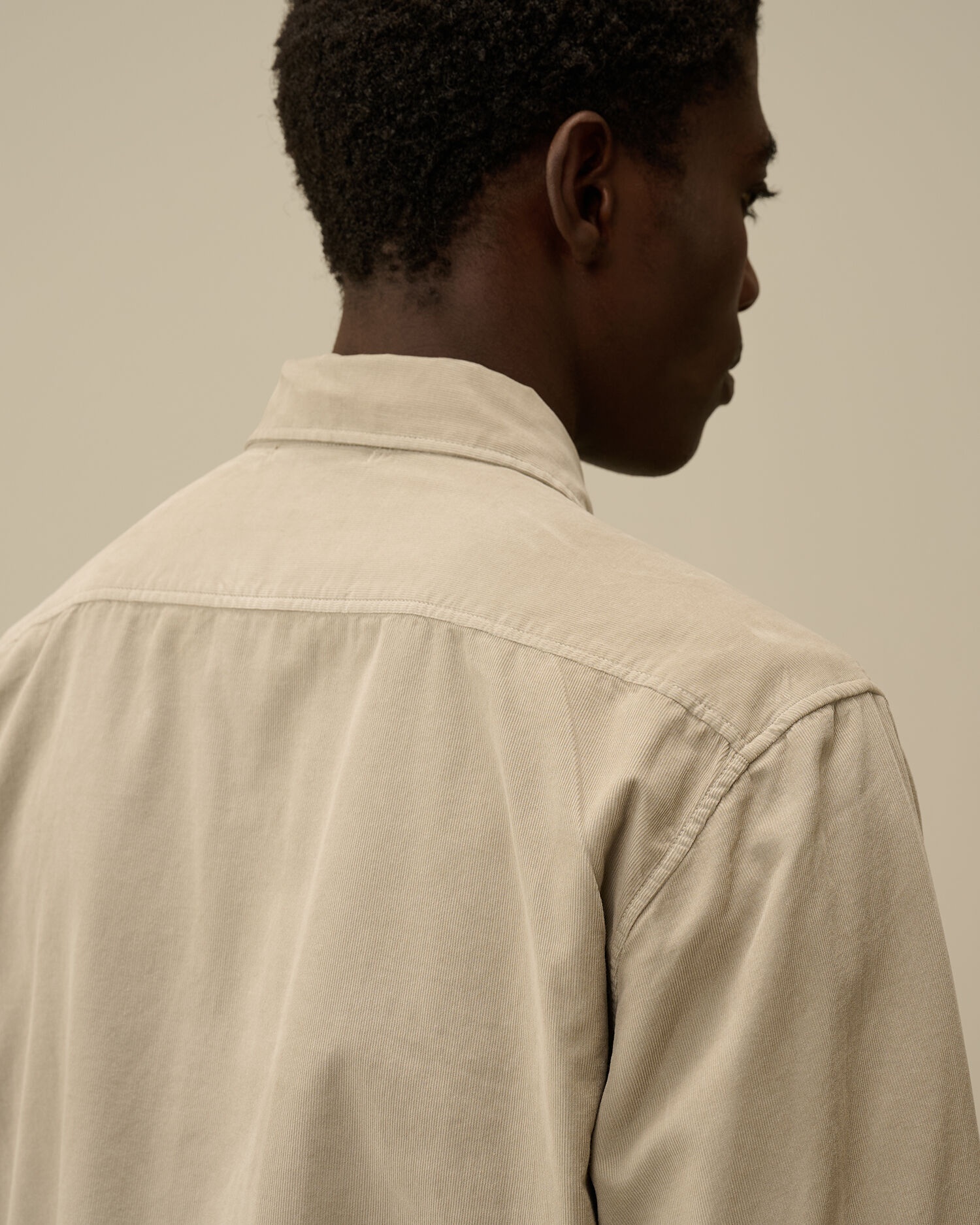 Corduroy Single Pocket Shirt - 5