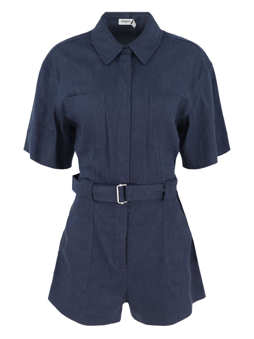 belted playsuit - 1