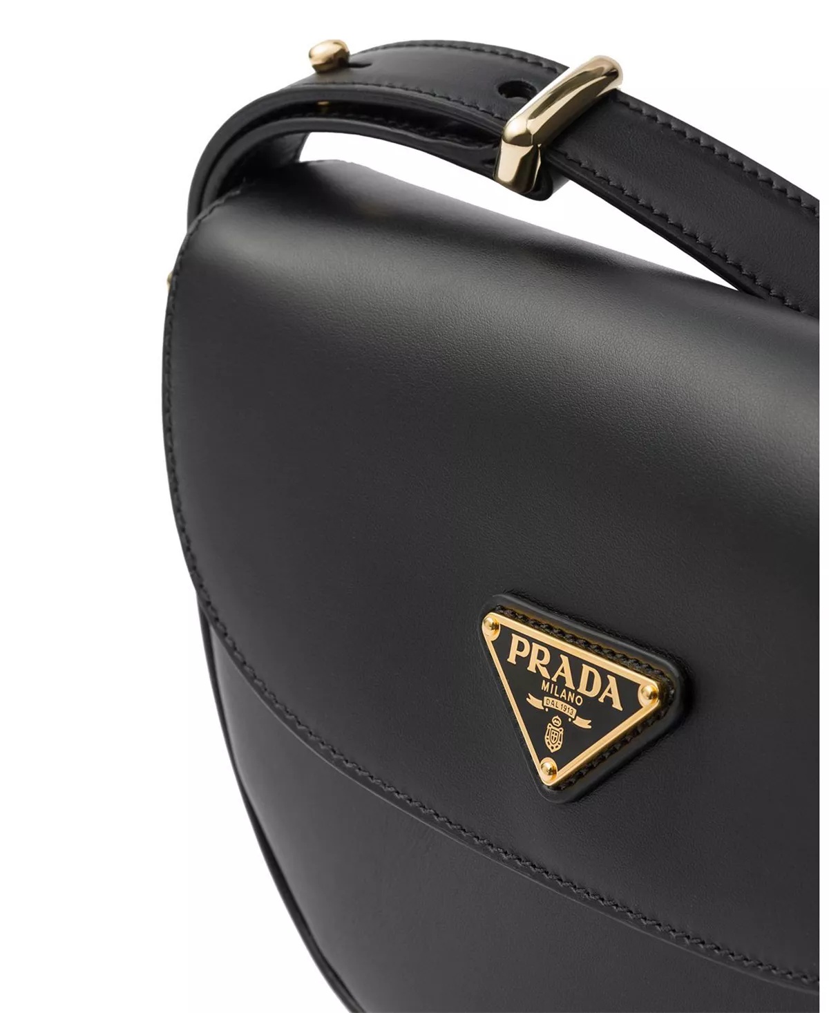 Arque Leather Shoulder Bag with Flap - 6