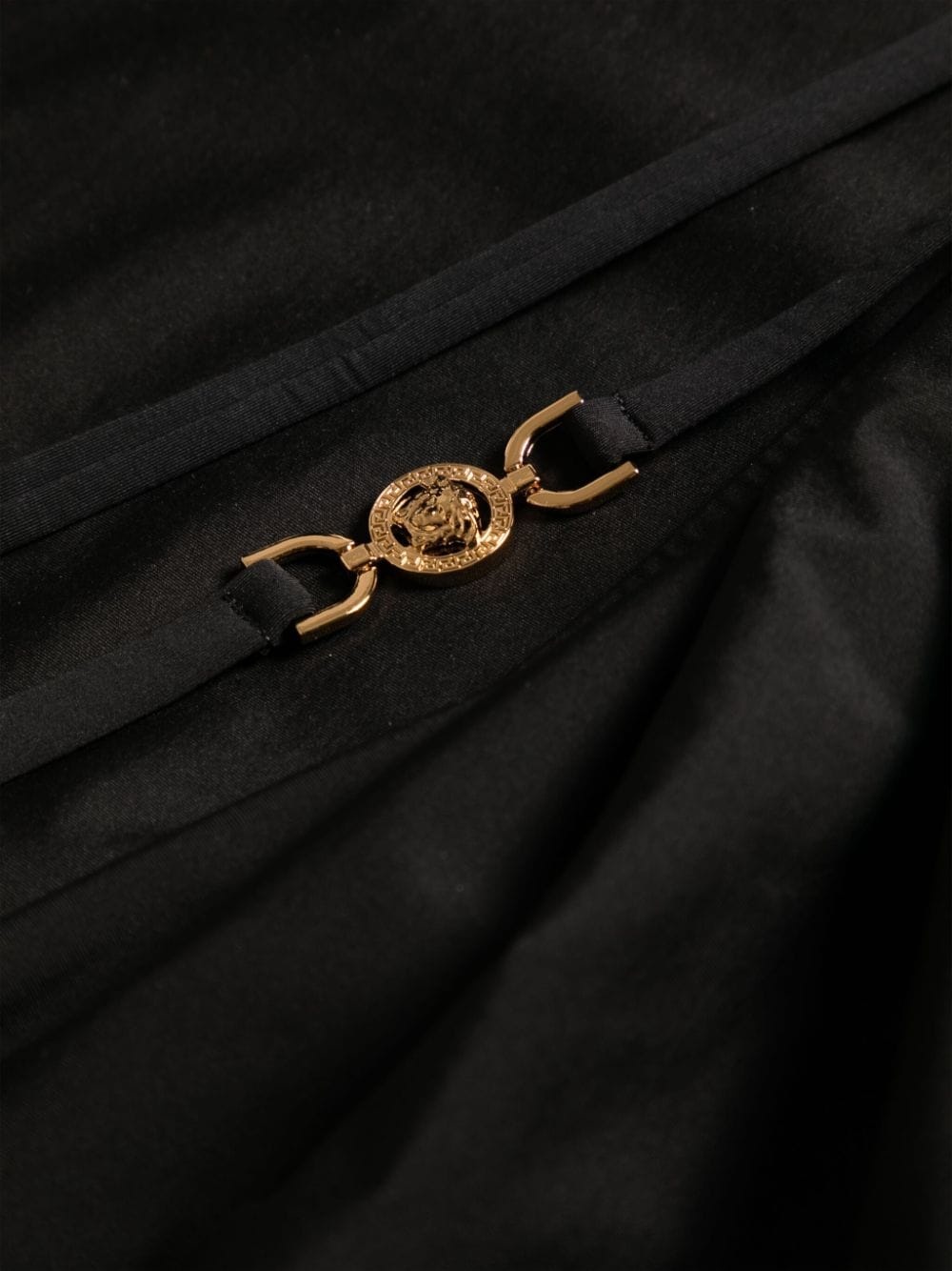 Medusa-plaque jersey beach skirt - 3