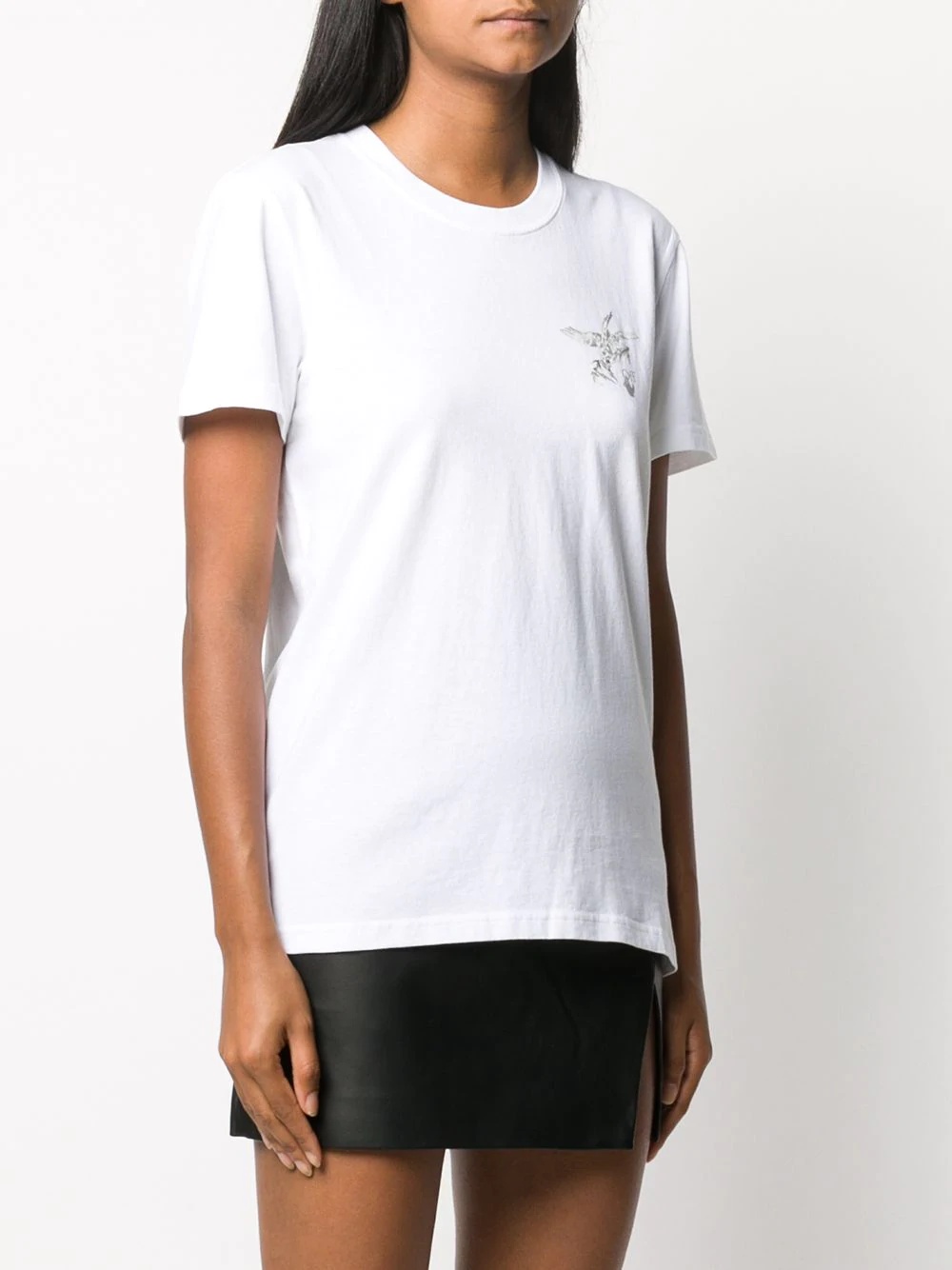 embroidered birds T-shirt - 3