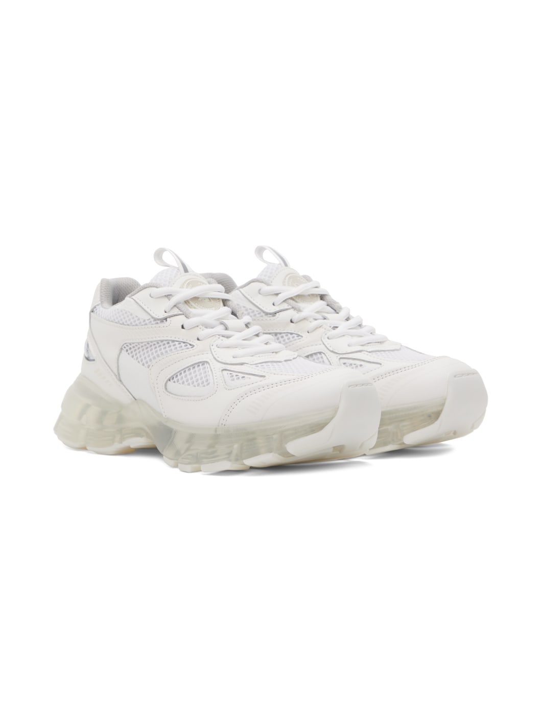 White Marathon Transparent Runner Sneakers - 4