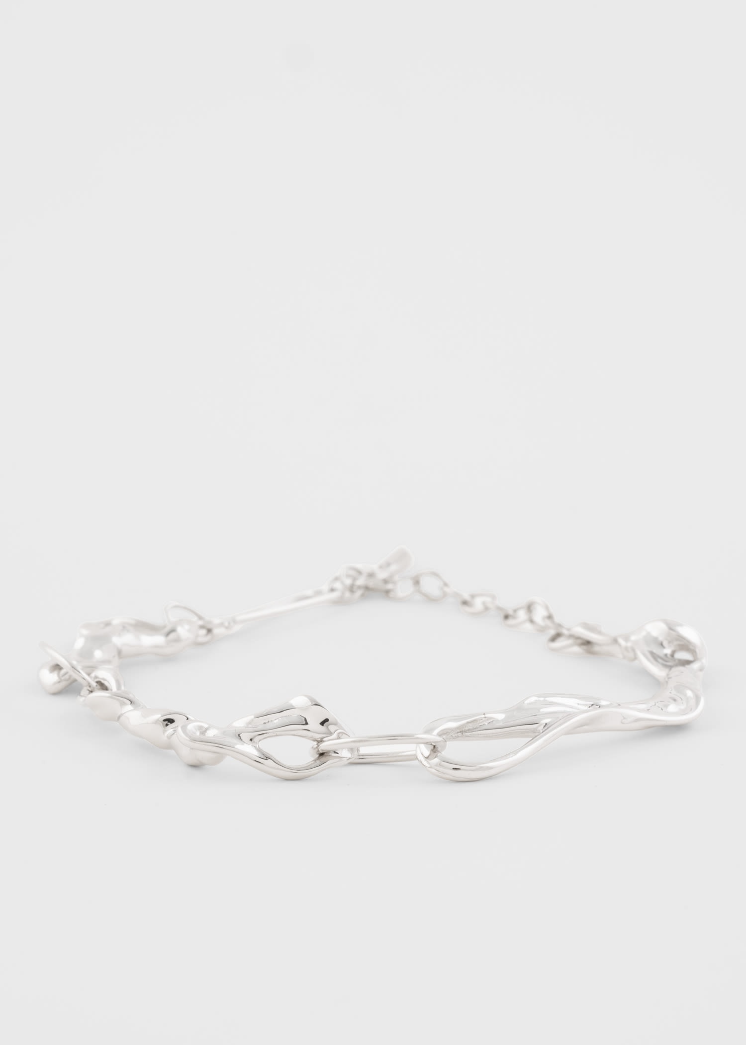 'Treacle' Rhodium Bracelet by Completedworks - 2