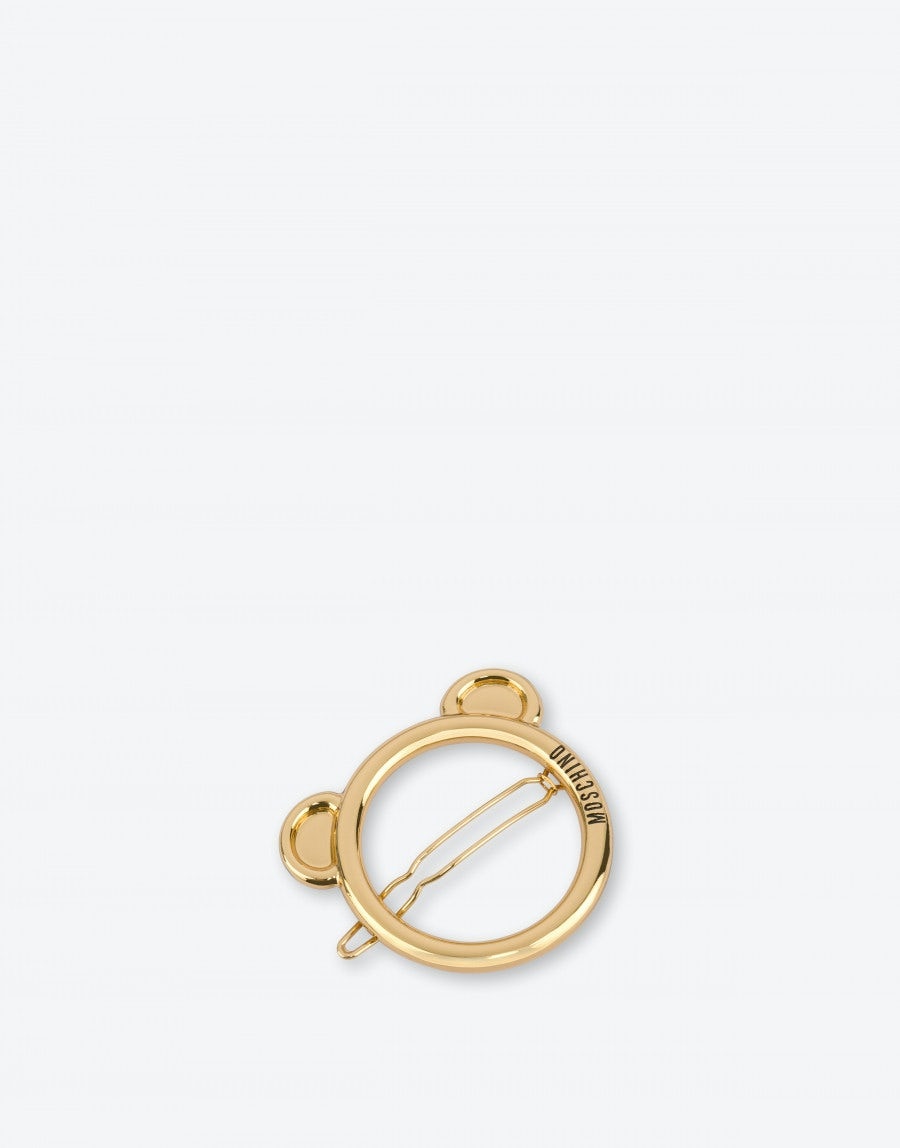 MOSCHINO TEDDY SHAPE HAIR PIN - 3