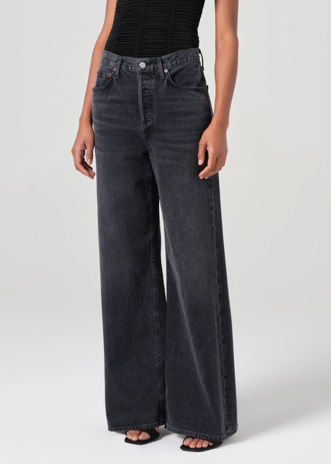 DAME HIGH RISE WIDE LEG NO CUFF IN HITCH - 4