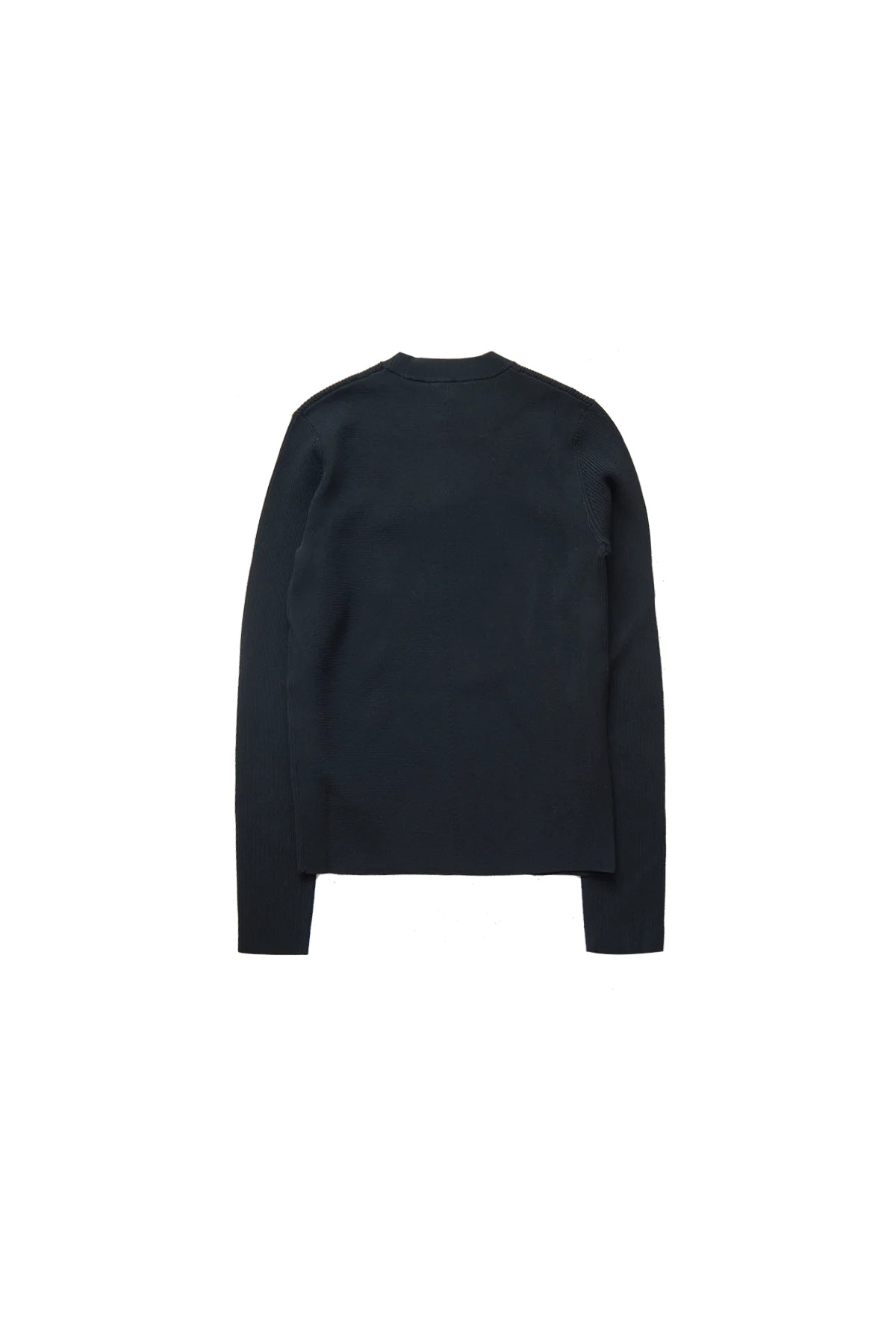 Diesel Ribbed Logo Crewneck Sweater Black - 2