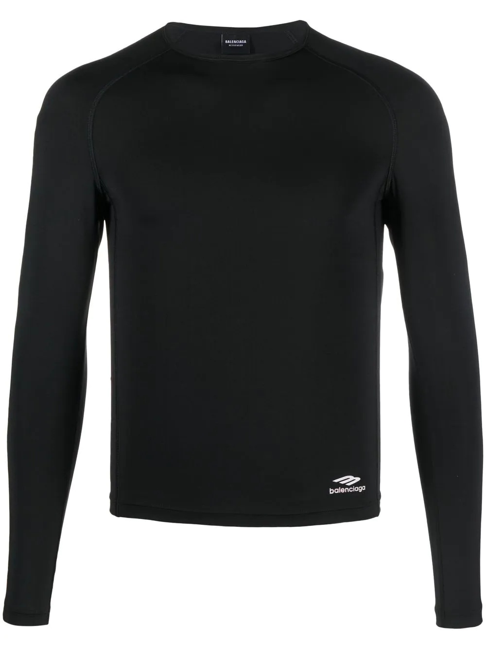 crew-neck athletic top - 1