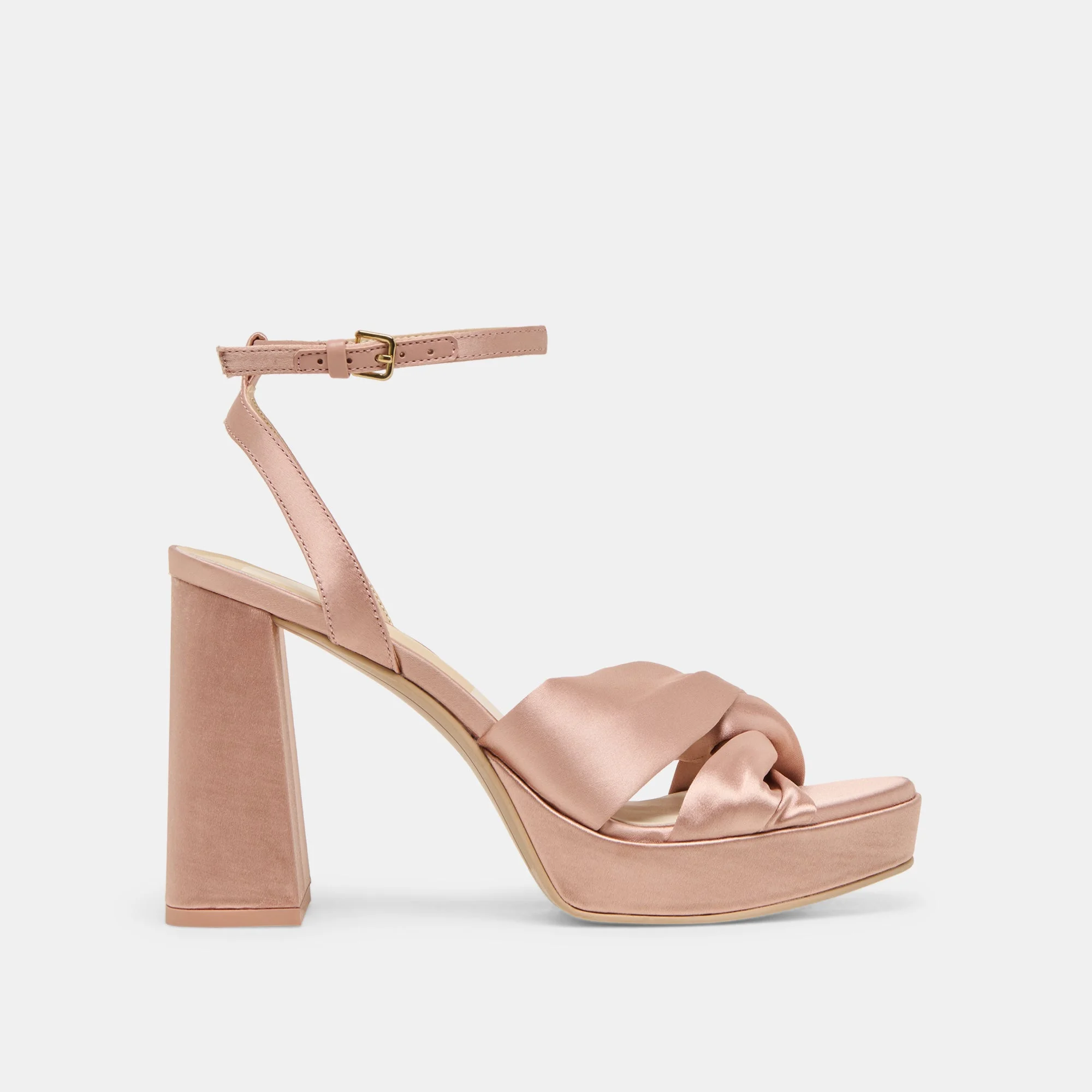 PARLO HEELS BLUSH SATIN - 1