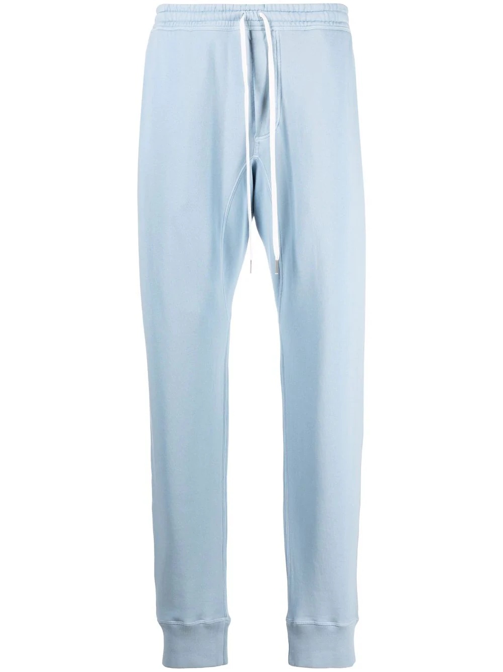 slim-fit cotton track pants - 1