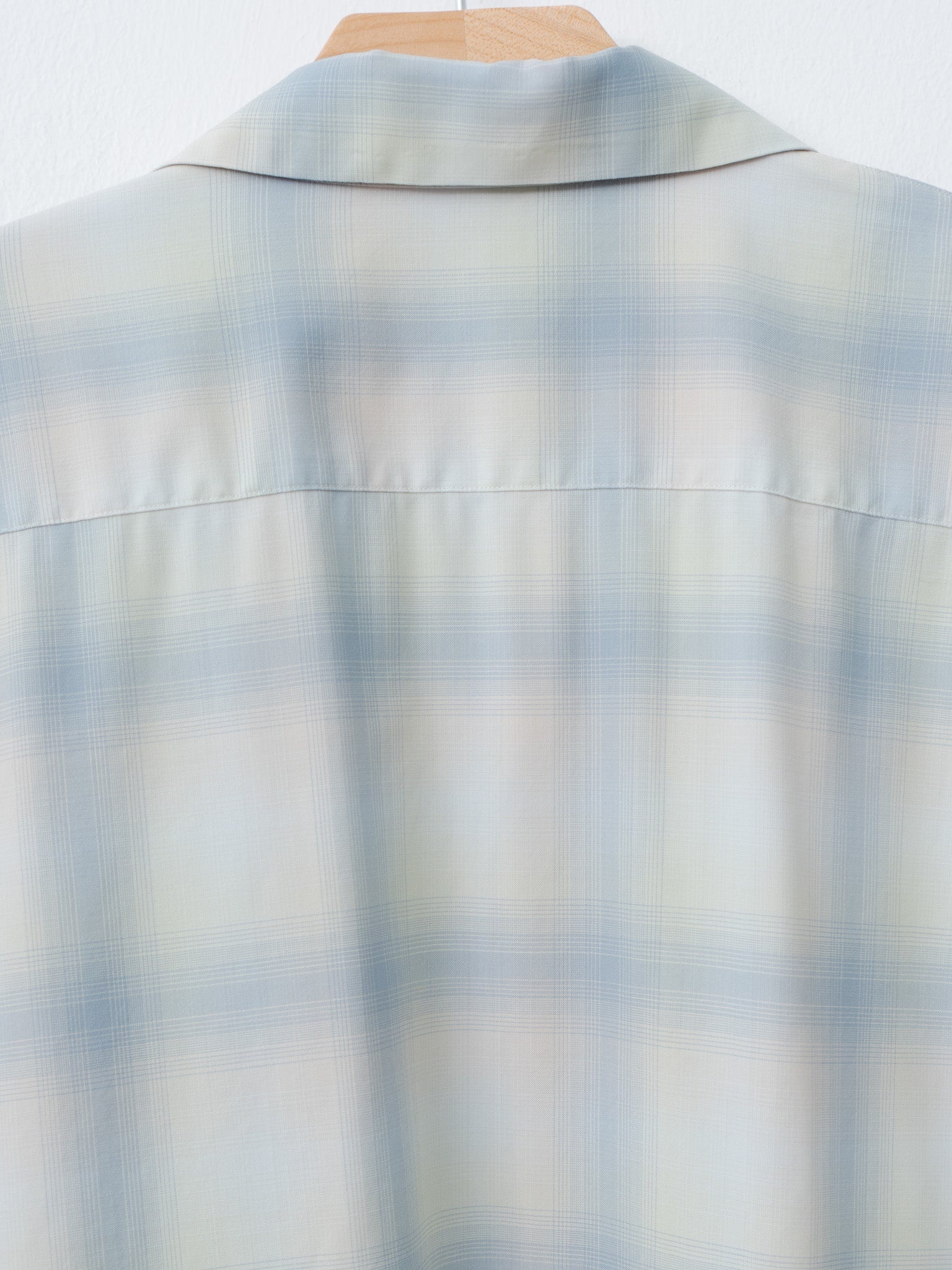 Open Collared SS Shirt - Pale Ombre - 7