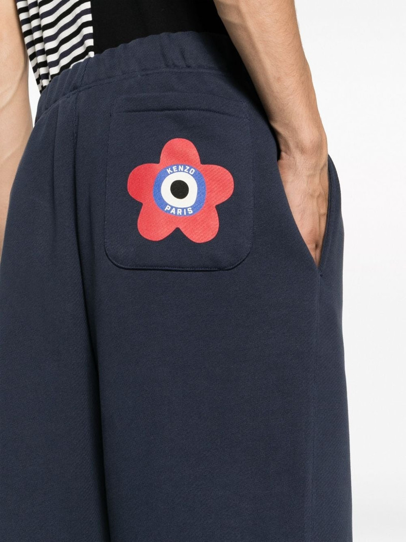 floral-print cotton track pants 5