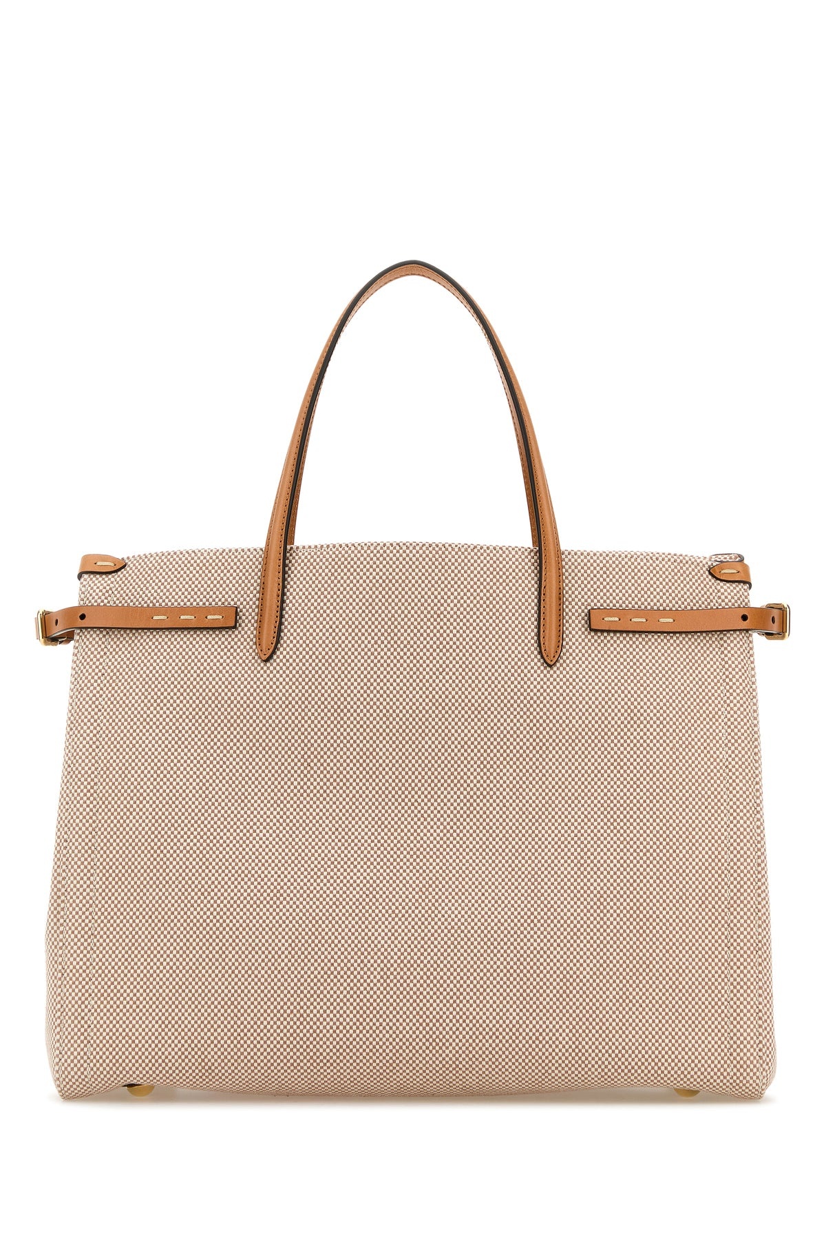 Two-tone canvas Antibes shopping bag - 3