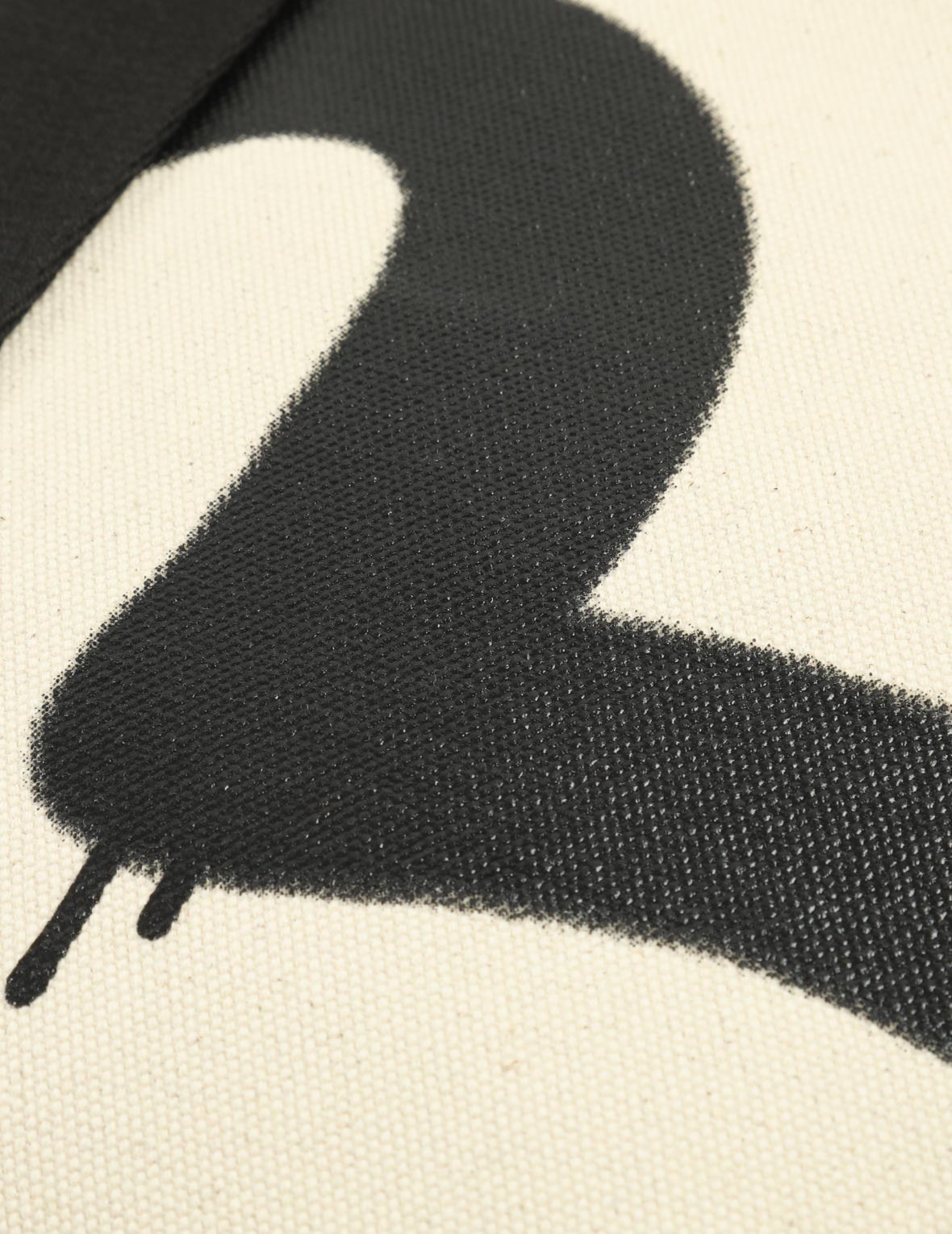 GRAFFITI SEAGULL PRINT CANVAS TOTE BAG - 4