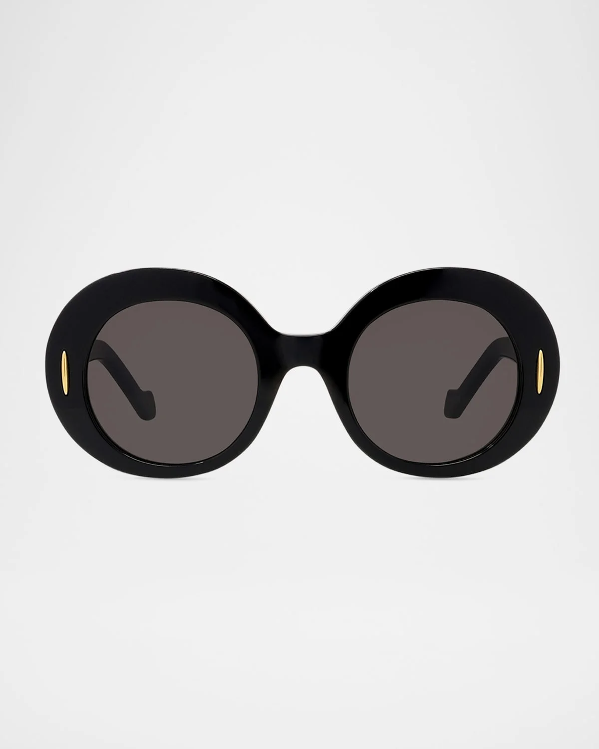 Oval Acetate Sunglasses W/ Anagram - 1