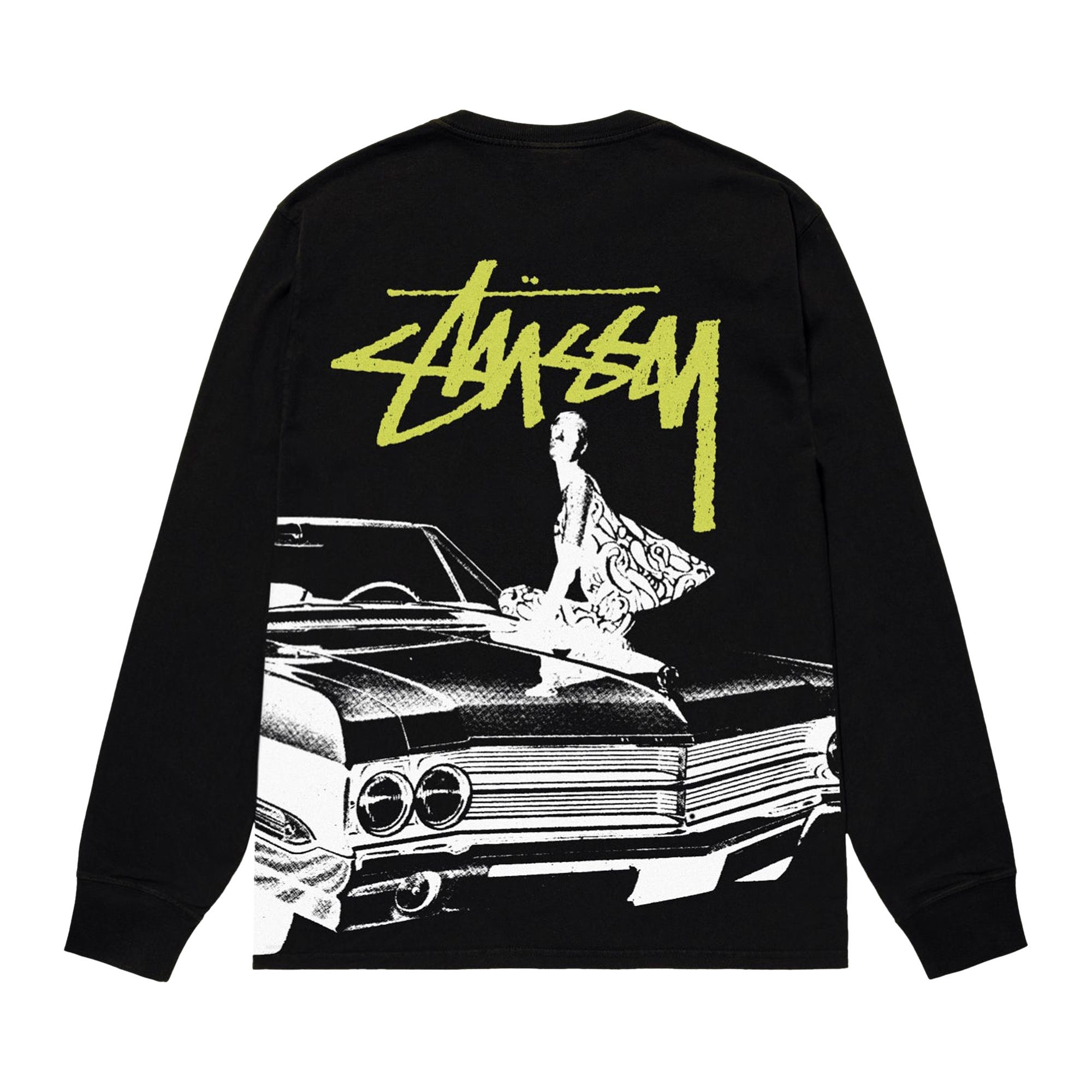 Stussy Beat Crazy Long-Sleeve Tee 'Black' - 2