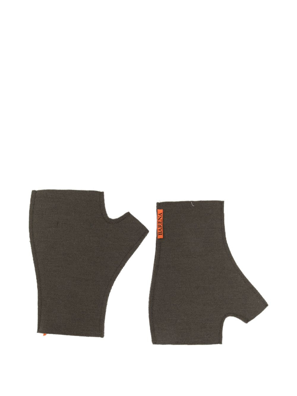logo-patch gloves - 2