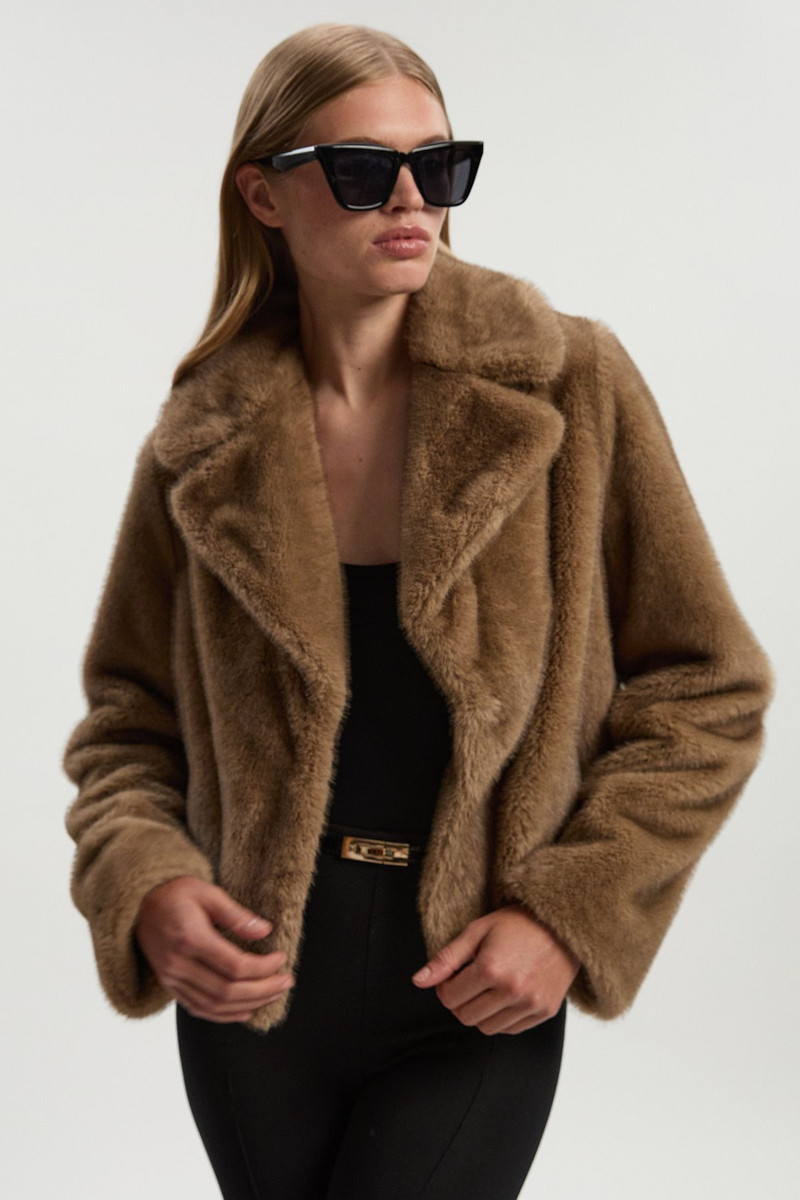 Faux Fur Cropped Jacket 3