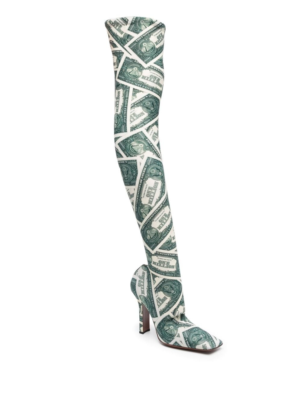 Million Dollar Boomerang thigh-high 115mm boots - 2