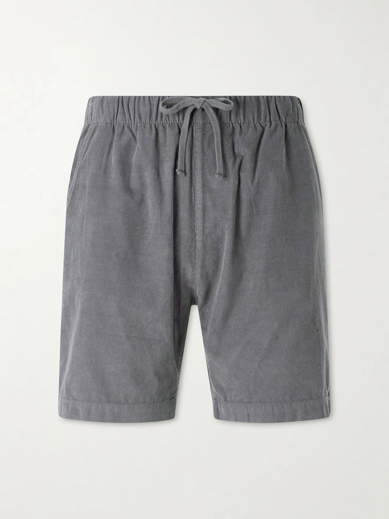 Straight-Leg Cotton-Corduroy Shorts 1
