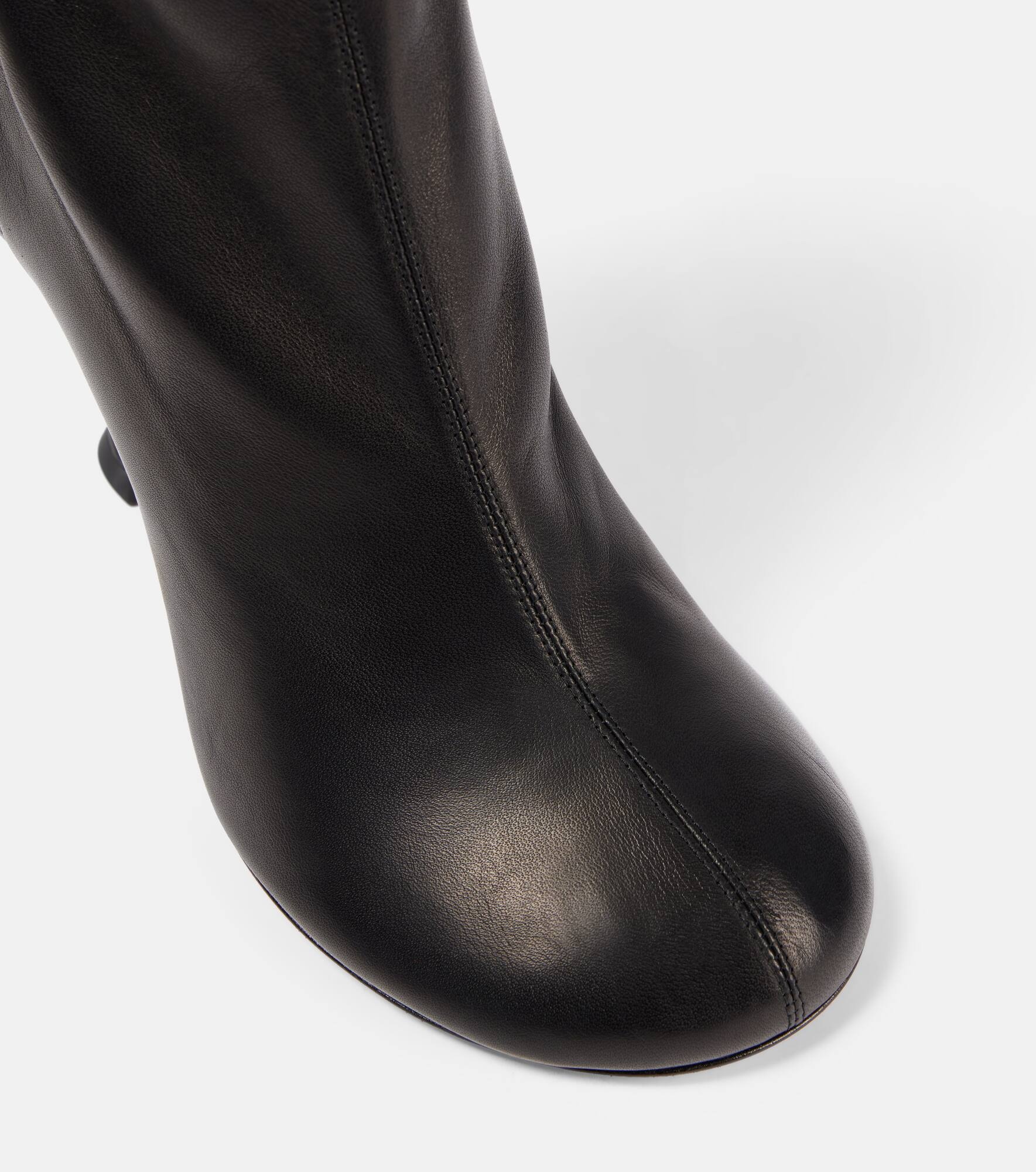 Iris 95 leather ankle boots - 5