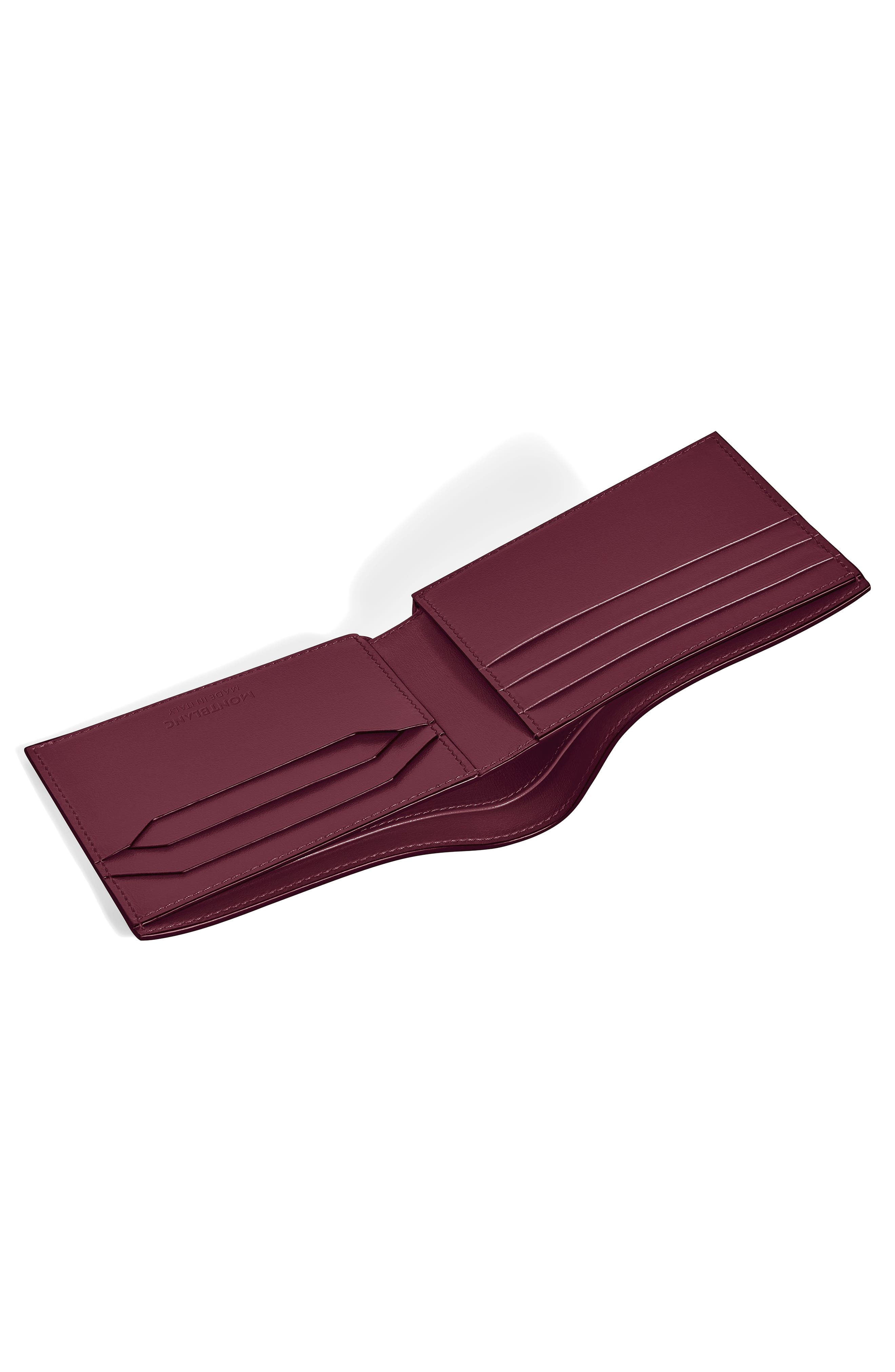 Montblanc Meisterstück Leather Bifold Wallet in Dark Red at Nordstrom - 2