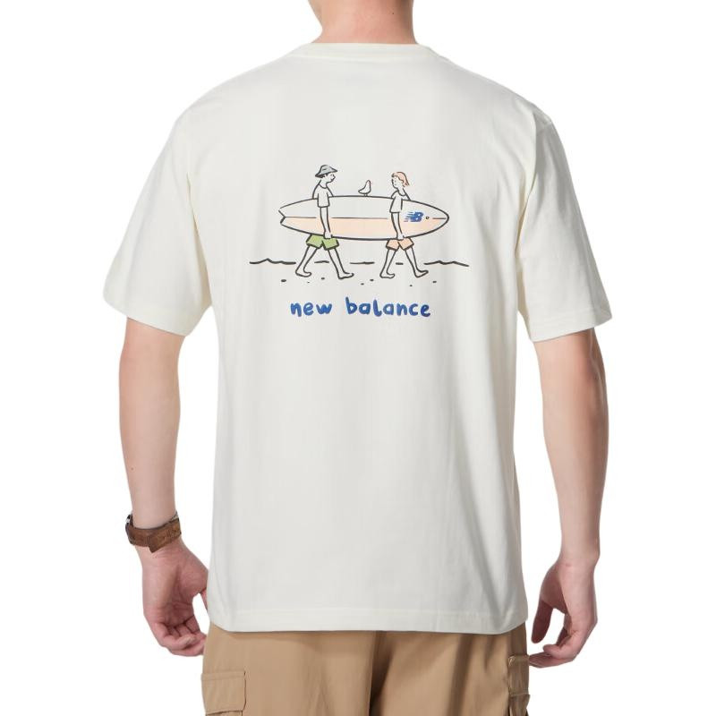 New Balance New Balance Wave Club T-shirt 'Ivory' NEE26151-IV outlook