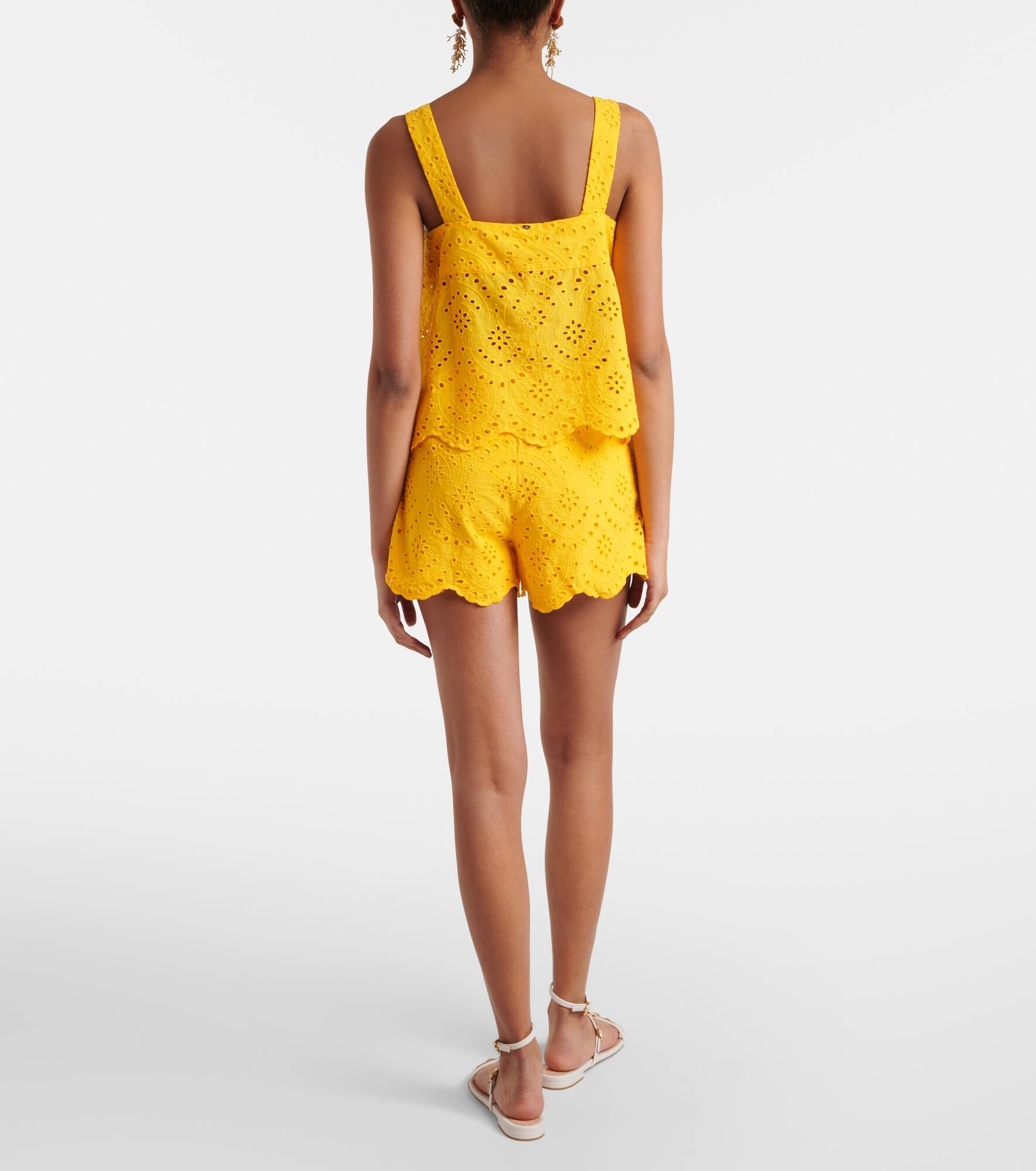 Noa broderie anglaise cotton top - 3