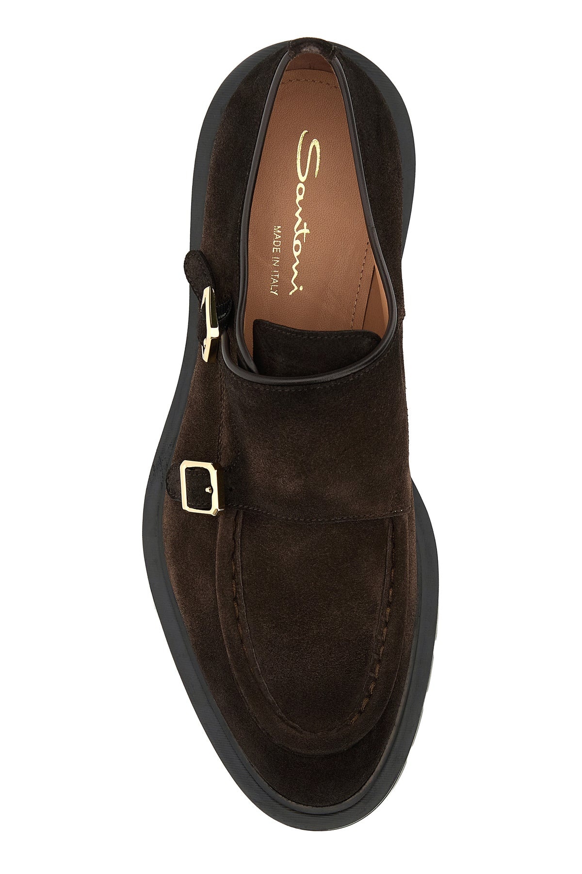 Brown suede loafers - 4
