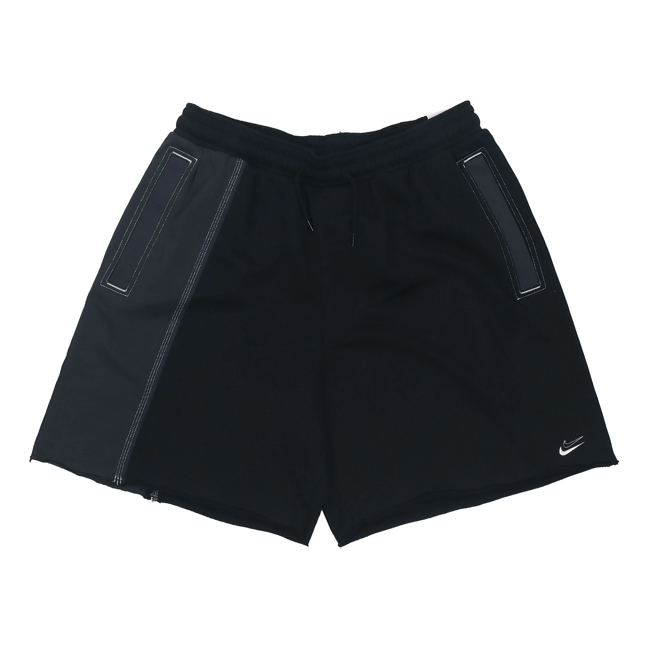 Nike Durant French Terry Breathable Sports Drawstring Solid Color Splicing Embroidered Alphabet Loos - 1