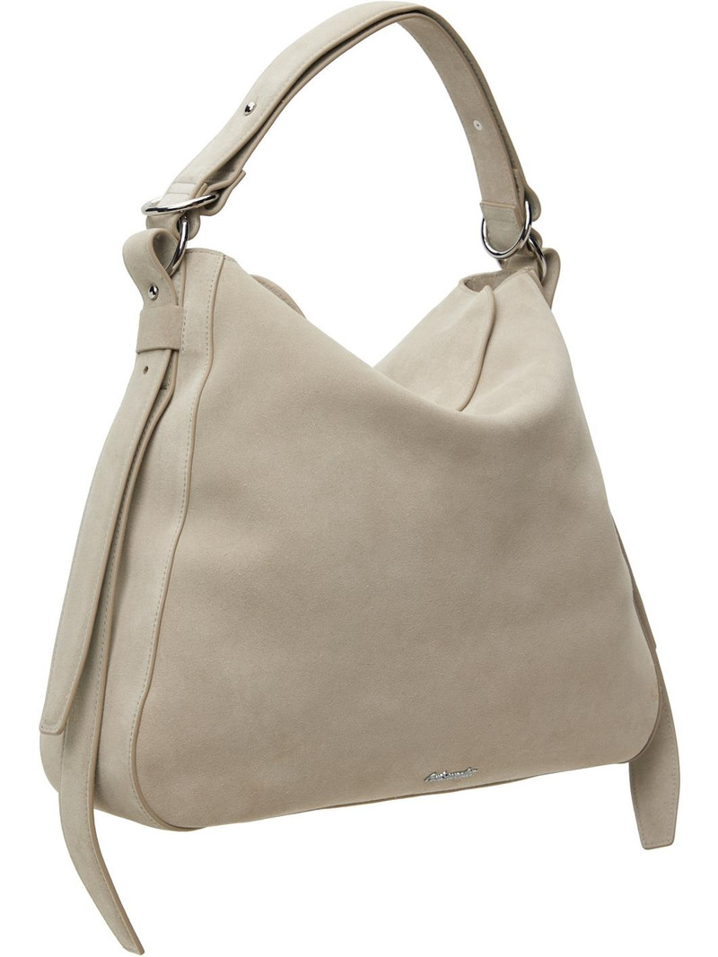 Holzweiler Gray Bud Slouchy Suede Bag outlook
