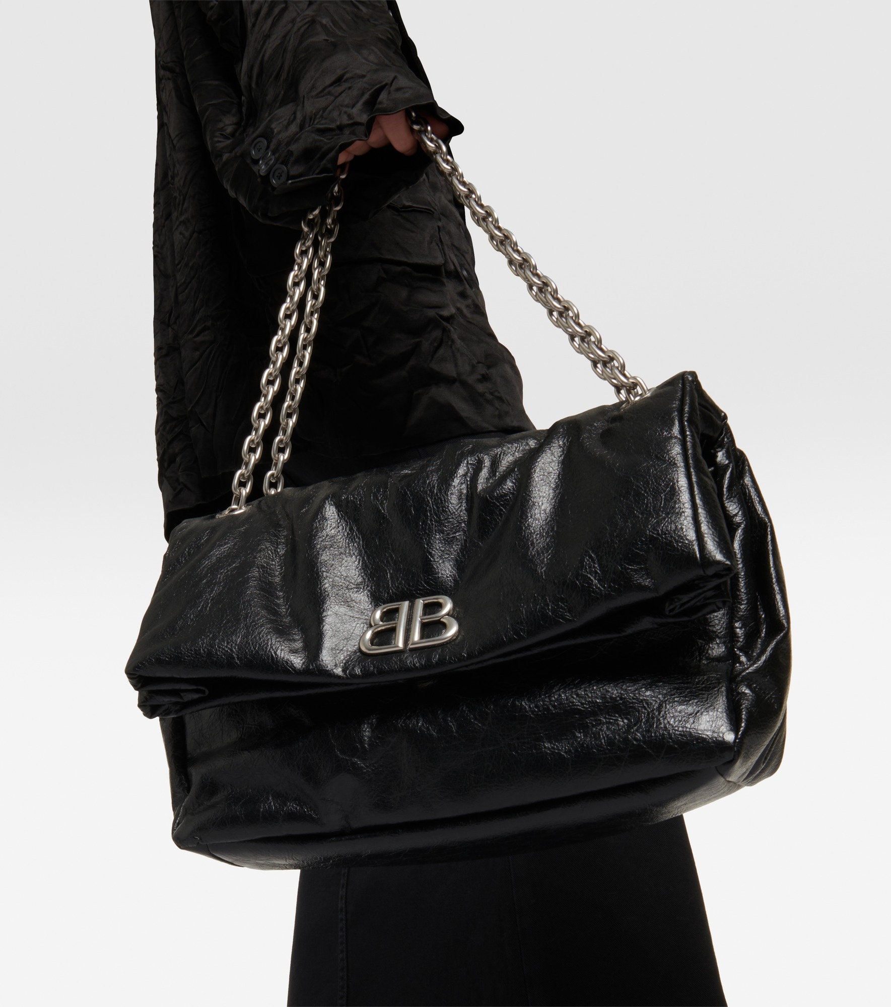 Monaco Medium leather shoulder bag - 7