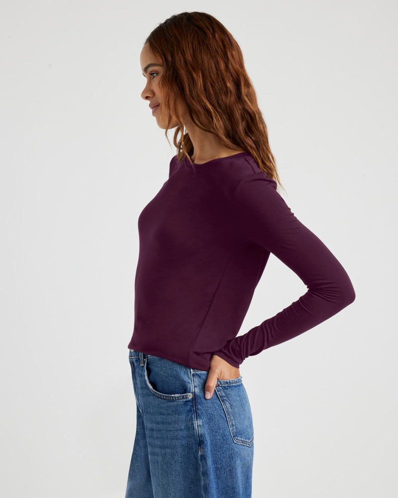 Bamboo Blend Long Sleeve Tee 4