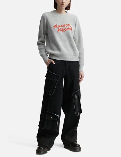 Maison Kitsuné MAISON KITSUNÉ HANDWRITING COMFORT JUMPER outlook