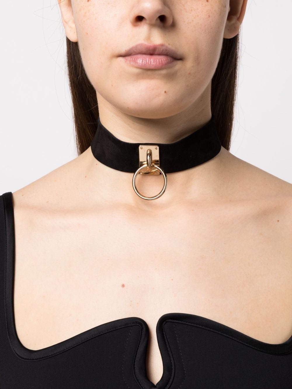 Jacob suede choker necklace - 2
