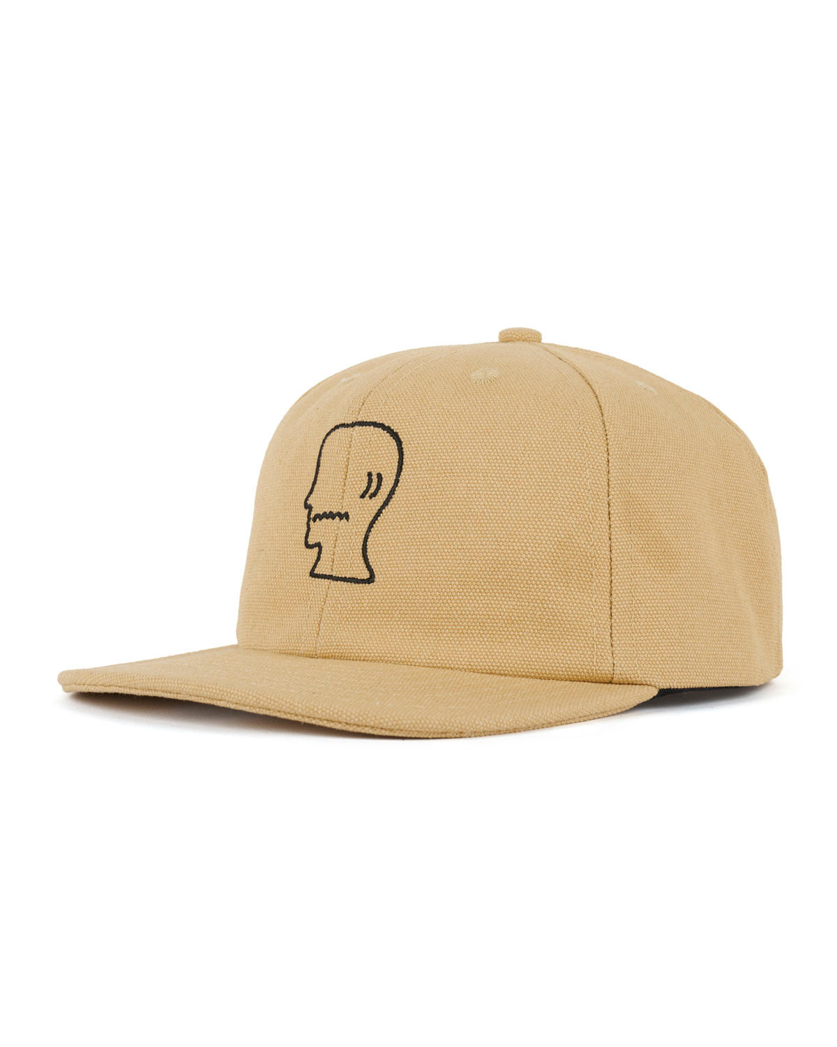 Washed Twill Logohead Hat - Ochre - 3